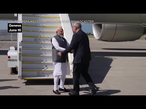 India's Modi Arrives in Geneva for G7 Summit in France