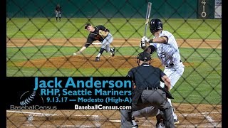 Jack Anderson, RHP, Seattle Mariners — September 13, 2017
