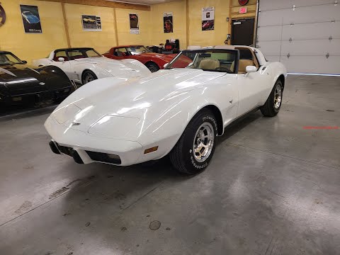 1979 White Corvette Tan Interior For Sale Video