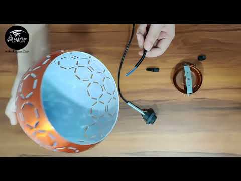 How to install a Hanging Lamp | Decorative Ceiling Pendant Light I Avior