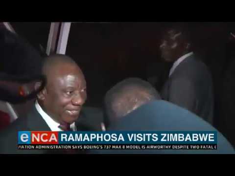 Ramaphosa visits Zimbabwe