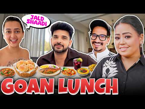 Karan Aur Teja Ke Sath Goan Lunch 😋 | Bharti Singh | Harssh Limbachiyaa | Golla