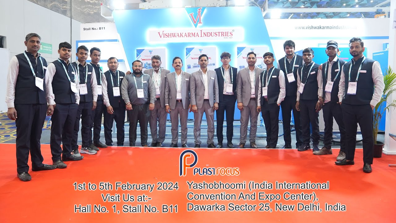 Plastfocus 2024 Live Demo Dual PVC Conduit Pipe Plant By Vishwakarma Industries