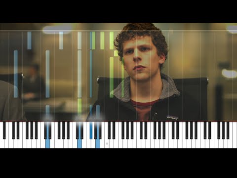 The Social Network - "Hand Covers Bruise" by Trent Reznor and Atticus Ross - Piano Tutorial