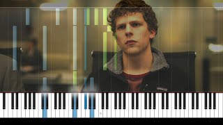The Social Network - "Hand Covers Bruise" by Trent Reznor and Atticus Ross - Piano Tutorial