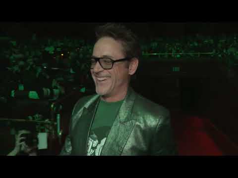 Robert Downey Jr.'s Entrance to The Walt Disney Studios CinemaCon Presentation