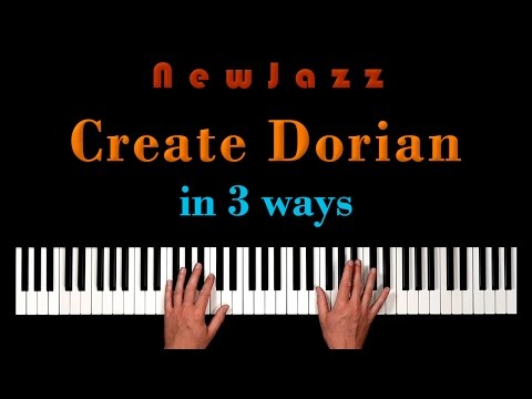 Generate the DORIAN scale in 3 ways