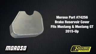 Aluminum Brake Reservoir Cover 2015-2017 Ford Mustang EcoBoost/V6/GT [Natural Finish] - video thumbnail 2