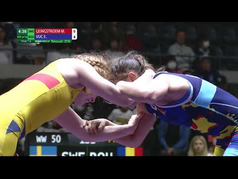 Final 7-8 WW - 50 kg: M. LJUNGSTROEM (SWE) v. E. VUC (ROU)