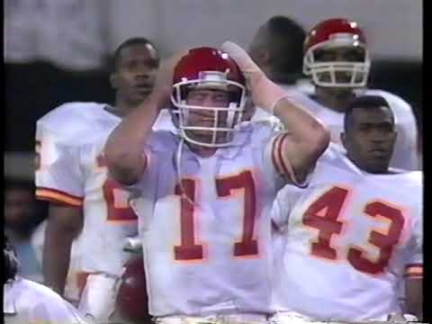 Kansas City Chiefs vs Miami Dolphins (January 5, 1991) (AFC Playoffs) "OH SO CLOSE!"