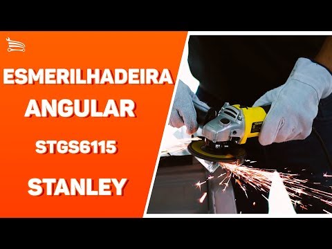 Esmerilhadeira Angular de 4.1/2 Pol. 600W 220V - Vídeo