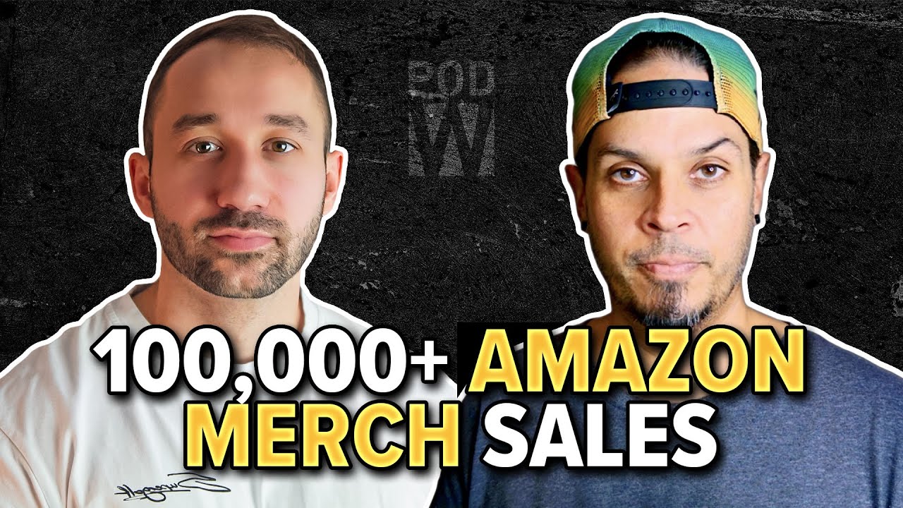 100,000+ Sales in Tier 8,000 on Amazon Merch w/ Jay De Souza | Print on Demand Wisdom Podcast #18