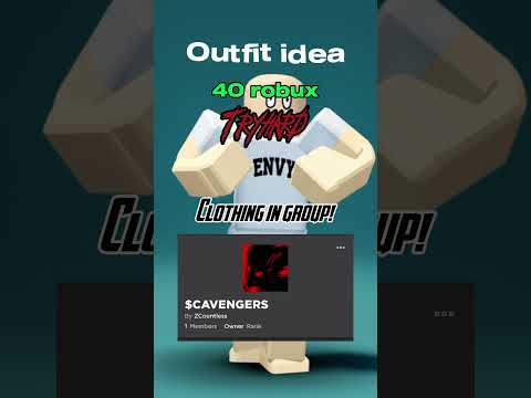 Cheap Roblox outfit 40 robux TRYHARD outfit #roblox #robloxclothing