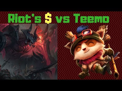 Teemo vs Riot's Game [New Aatrox match] p8.13