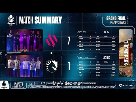 Team BDS vs. Team Liquid / Match 1 / Jönköping Major - Grand Final - Rainbow Six Siege