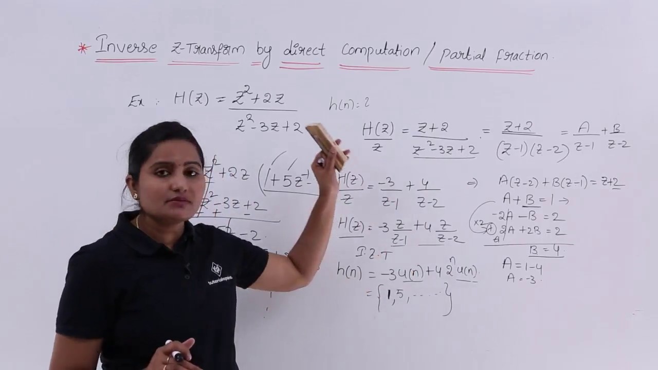Direct Computation Method to Calculate Inverse Z-Transform