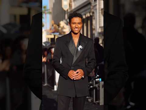 Jaafar Jackson at the Los Angeles premiere
