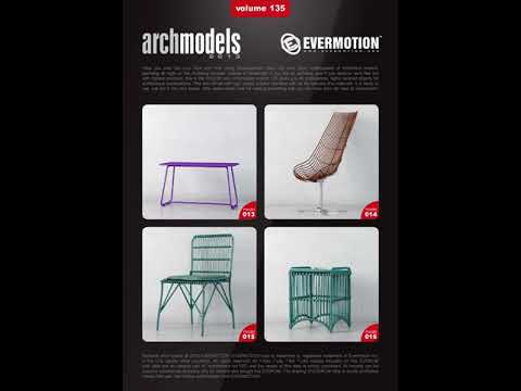 [Download] Evermotion – Archmodels Vol. 135 : outdoor sitting furniture