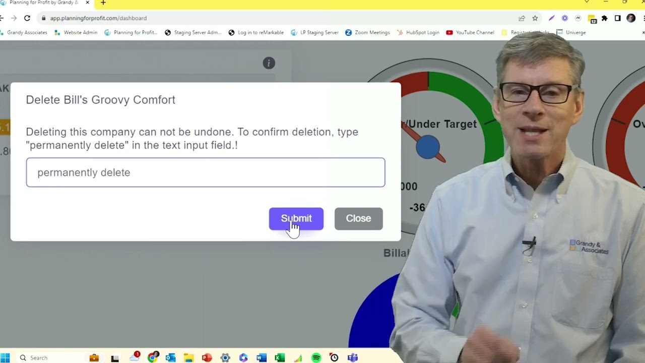 Deleting A Company