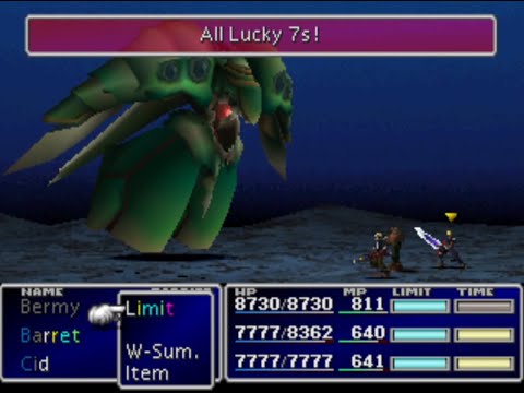 [Playstation] Final Fantasy VII Walkthrough [53] - Emerald Weapon (Lucky 7s) & Red XIII's Ult Weapon