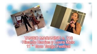 Tango Magazine  -Ricardo Barrios y Laura Melo.