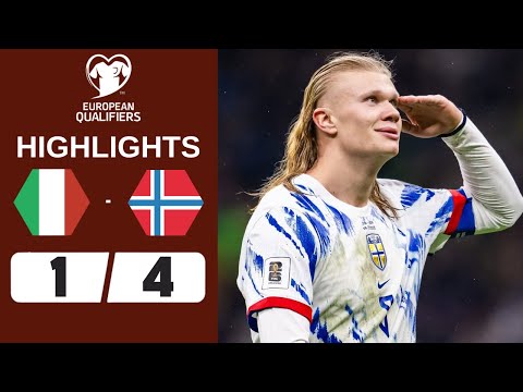 Italy vs Norway | 1-4 | Highlights | World Cup Qualifiers 2026