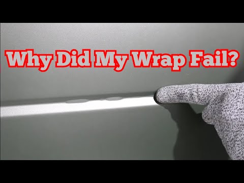 YouTube video about: How to stop vinyl wrap from lifting?
