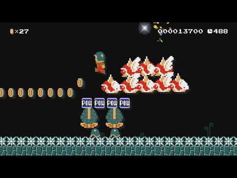 Mario's Silly Makeshift Cars by Kiavik - SUPER MARIO MAKER - NO COMMENTARY 1bj