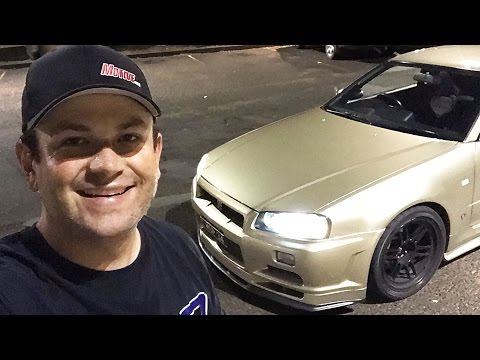 My First time DRIVING a Nissan Skyline R34 GTR!