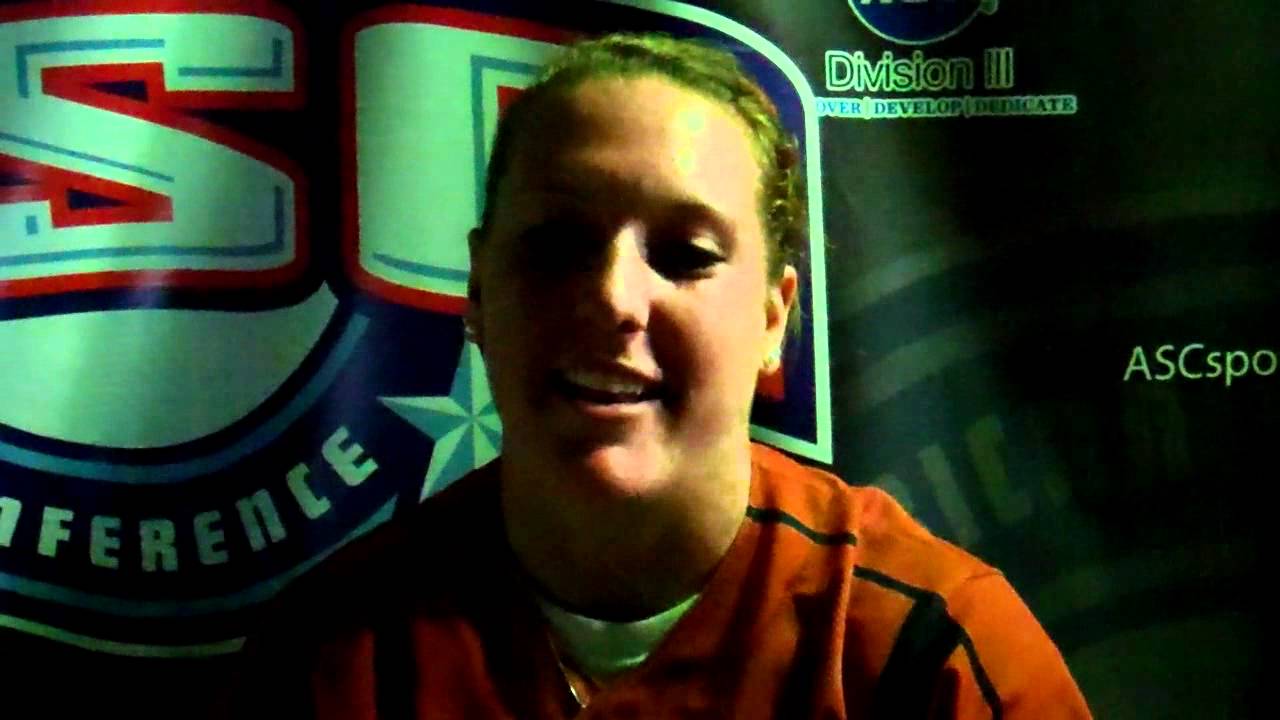 LC's Meagan Pearson on ASC Softball Second Round Win over UMHB.MP4