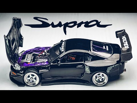 1:64  Supra MK4 Majorette Diecast Custom