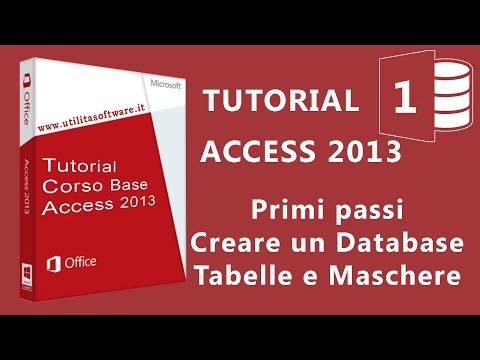 Access Basic Course: Phone Book - Databases, Tables, and Forms - Tutorial 01