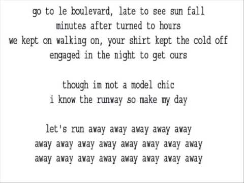 Fatin away lirik lagu