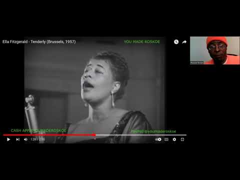 My 1st Time Reacting To: Ella Fitzgerald - Tenderly (Live/Brussels 1957) Reaction #ellafitzgerald