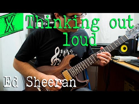 Ed Sheeran - Thinking Out Loud | electric guitar cover (instrumental & backing track)