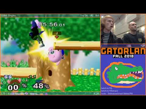 GatorLAN SSBM Singles - 9/22/18 - 119 | It's a Wonderful World (JP) Vs. Kurt (Falco) - LR2