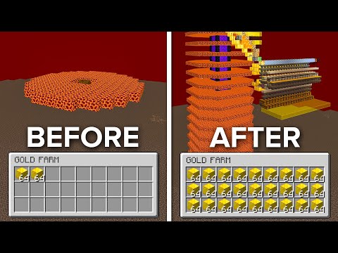We Built The Most Powerful Gold Farm in Minecraft