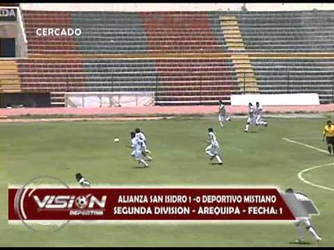 A. SAN ISIDRO 1 - 0 D. MISTIANO SEGUNDA DIVISION CERCADO - Visión Deportiva 2013 Pueblo TV Canal 39