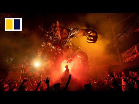 Day of silence in Bali after festive new year kick off