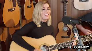 Cassadee Pope performs Wasting All These Tears at the Fender Showroom in London