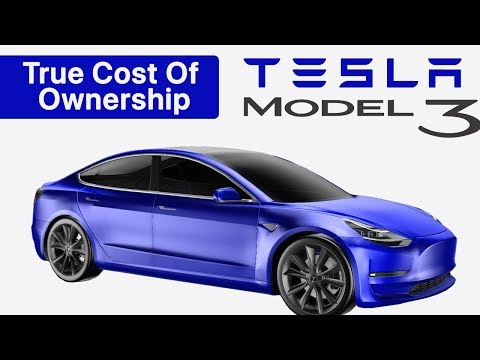 TESLA Model 3 TRUE Cost of Ownership Compared with a Honda Civic & BMW 3 Series