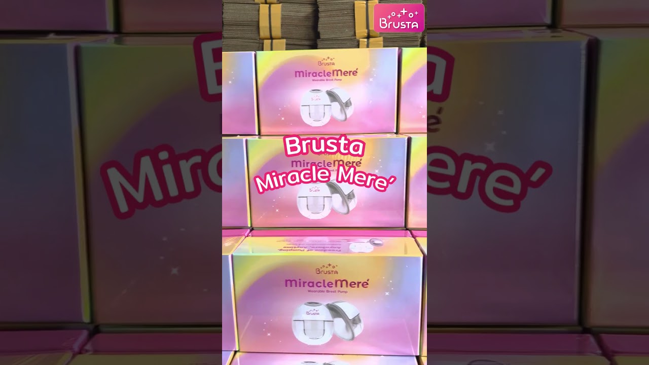 🤩มาแล้วค่า Brusta Miracle Mere'เครื่องปั๊มนมไร้สาย เสียงเงียบ เบา ปั๊มนุ่ม เกลี้ยงเต้า