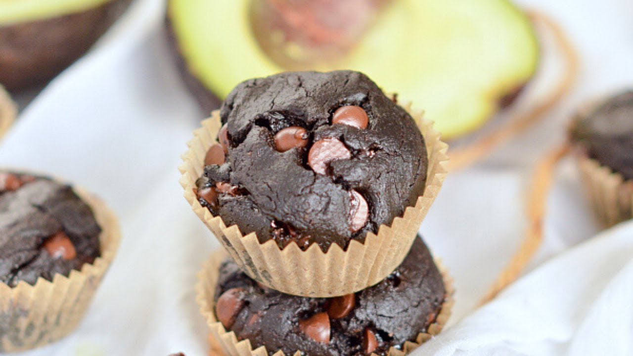 CHOCOLATE AVOCADO MUFFINS ultra Fudgy Keto Vegan Muffins