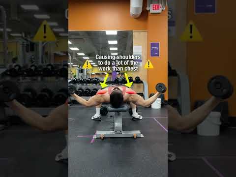 ❌ Dumbbell Fly Mistake (STOP DOING THIS!)