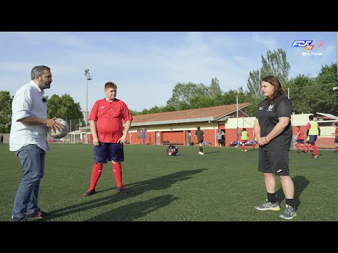 Entrevista jugador CF Santa Eugènia Inclusiu Matvei, i entrenadora Mª Alba Puigdevall - La Frontal