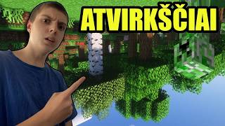 Minecraft BET Atvirkščiai!
