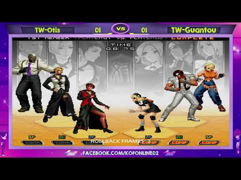 Otis Vs Guantou (罐頭) FT10 KOF 2002 UM - Jogadores incrivelmente habilidosos