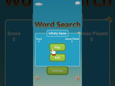Word Search Game in English Video