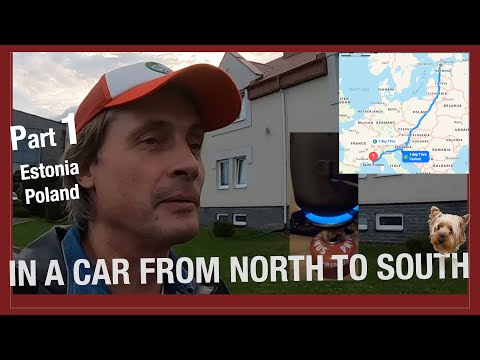 Part 1  First kilometers Road through Estonia Latvia Lithuania Poland & Pretty Lamas hotel