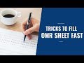 How To Fill OMR Sheet Tricks To Fill OMR Sheet Fast